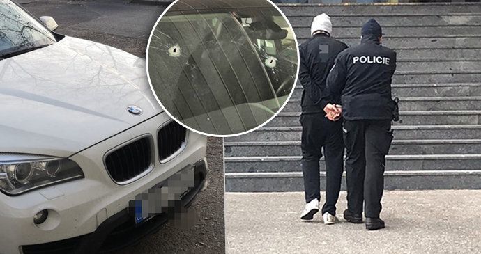 Pokus o vraždu několika lidí! Řidič BMW, který střílel po autě, trefil i cisternu, hrozí mu doživotí