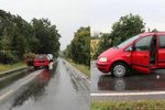 Ujíždějící vůz se zdrogovaným mužem se zákazem řízení zastavily až prostřelené pneumatiky.