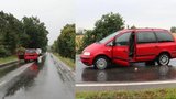 Policejní honička na Tachovsku: Zběsilou jízdu zdrogovaného muže ukončily až prostřelené pneumatiky