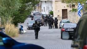 Policisté střeží vesnici