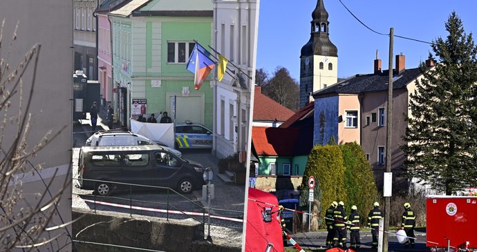 Střelba na úřadě v Chřibské (19. 1. 2026)