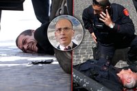 Drsné fotky: Před kanceláří italského premiéra postřelili policistu do krku!