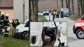 Mrtvola v autě na Benešovsku: Ve vybouraném autě ho zapomněl opilý řidič.