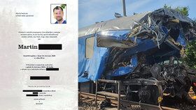 Tragická smrt mašinfíry Martina (†40): Bolestivý vzkaz rodiny na parte! S pohřbem pomohou České dráhy