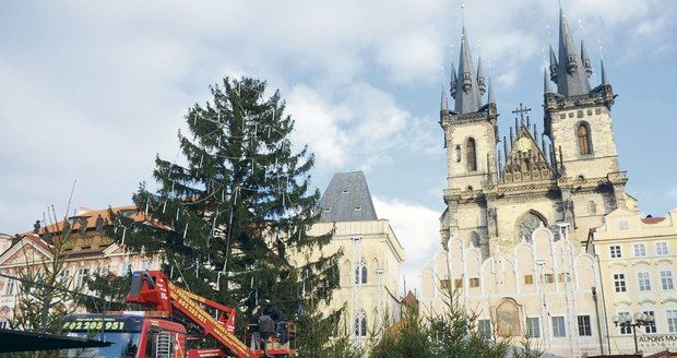 Letošní strom na Staroměstském náměstí bude ozdoben ve stylu secese