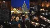 Problémy při rozsvícení stromu:  Chloubu Vánoc rozblikali až napotřetí a Staroměstské náměstí uzavřela policie   