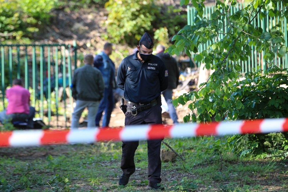 Za plotem Stromovky ležely lidské kosti. Našli je lidé, kteří tam uklízeli.