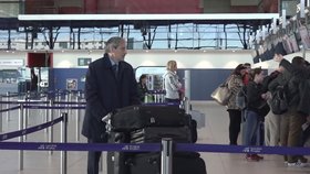 Martin Stropnický na letišti před cestou do Izraele, kde se bude působit jako velvyslanec. (31. 10. 2018)