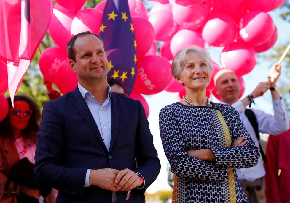 Kandidát Liberálního fóra Matthias Strolz.