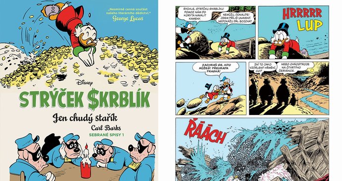 Barksova kniha Strýček Skrblík: Jen chudý stařík