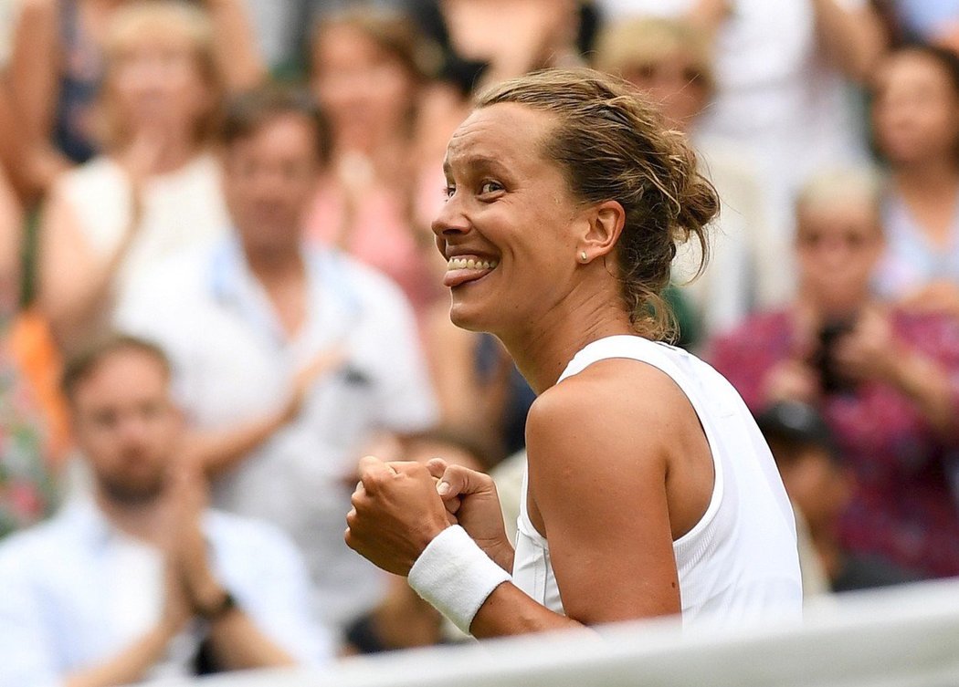 Barbora Strýcová, semifinalistka Wimbledonu 2019