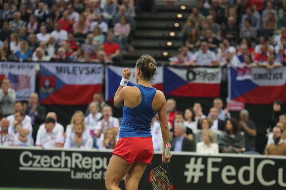 Matějček Strýcové fandí na Fedcupu