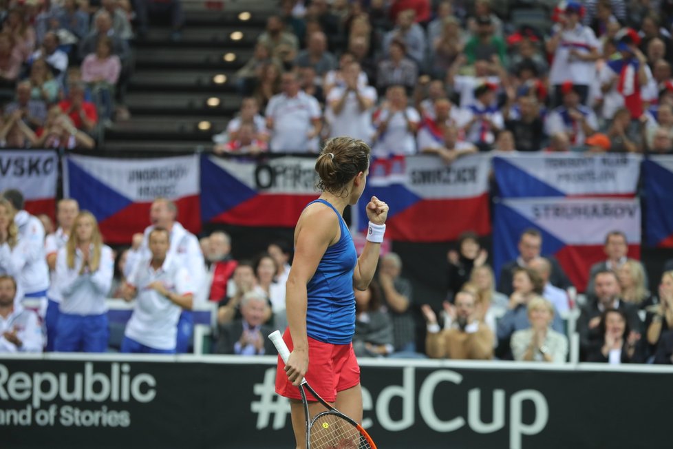 Matějček Strýcové fandí na Fedcupu