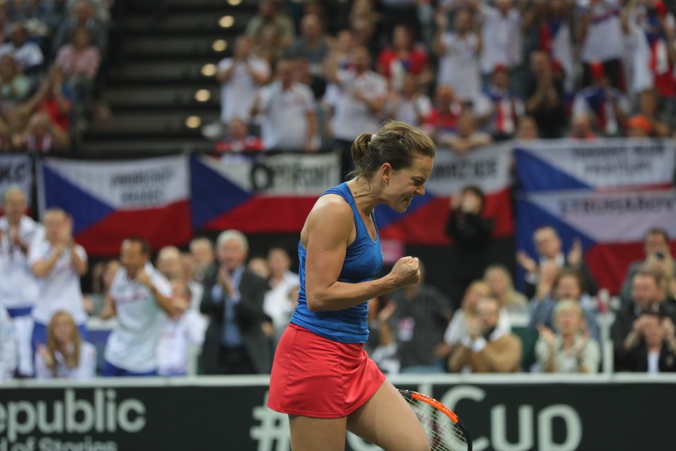 Matějček Strýcové fandí na Fedcupu