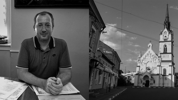Andrij Stasiv je místostarostou západoukrajinského města Stryj.