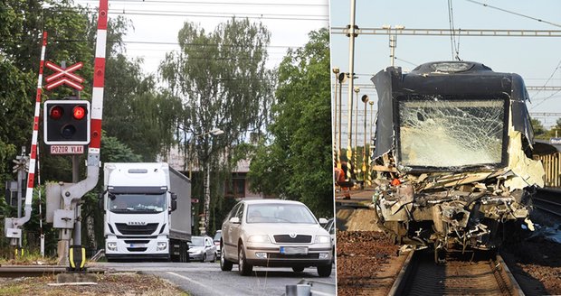 Nebezpečný přejezd ve Studénce: Řidiči dál jezdí přes koleje na červenou! Foto jako důkaz