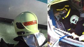 Šokující záběry ze zásahu hasičů u nehody ve Studénce: Aby dostali ven cestující, museli vlak rozstříhat