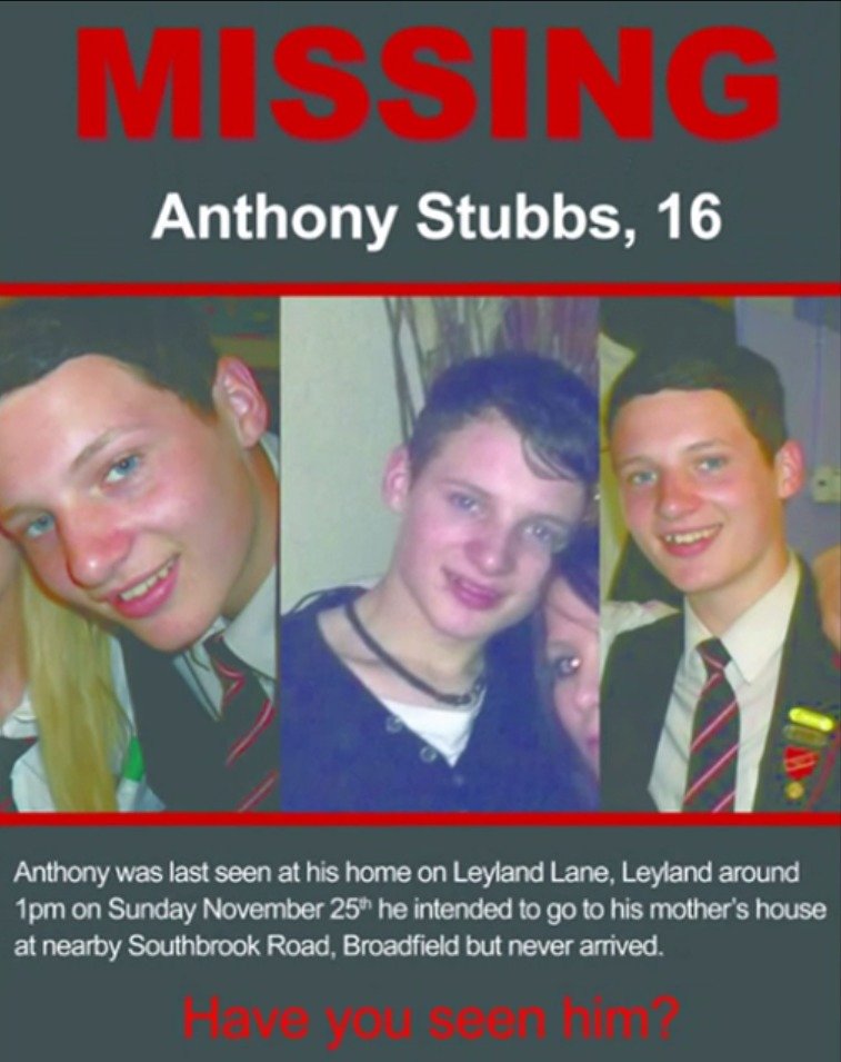 Anthony zmizel loni v listopadu. Našli ho mrtvého o 2 měsíce později.