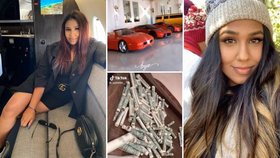 Studentka Ash z Kalifornie je hvězdou TikToku. Na sociální síti se chlubí luxusním životem.
