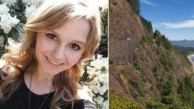 Americká studentka Oregonské státní univerzity Michelle Caseyová (†22) spadla z horské vyhlídky poté, co se jí přítel snažil vyfotit na okraji srázu.