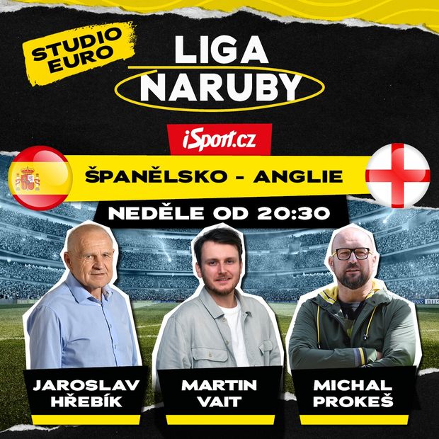 Sledujte studio Liga naruby k finále EURO na iSport.cz Sledujte studio Liga naruby k finále EURO na iSport.cz