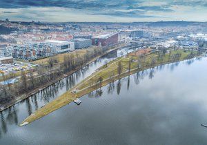 Ostrov Štvanice. Ilustrační foto.