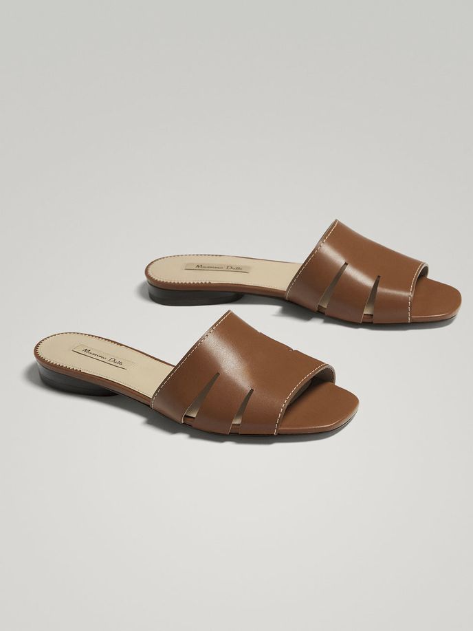 Kožené sandály Massimo Dutti, 2295 Kč Kožené sandály Massimo Dutti, 2295 Kč