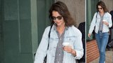 Styl podle celebrit: Džínový outfit Katie Holmes