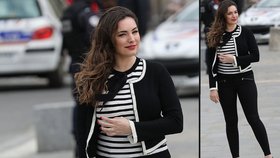 Styl podle celebrit: Plus size modelka Kelly Brook se inspirovala francouzským šarmem