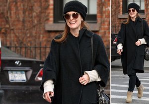 Styl podle celebrit: Zimní outfit podle Julianne Moore