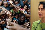 Su Ťij řeší návrat Rohingů, porušování lidských práv bude trestat.