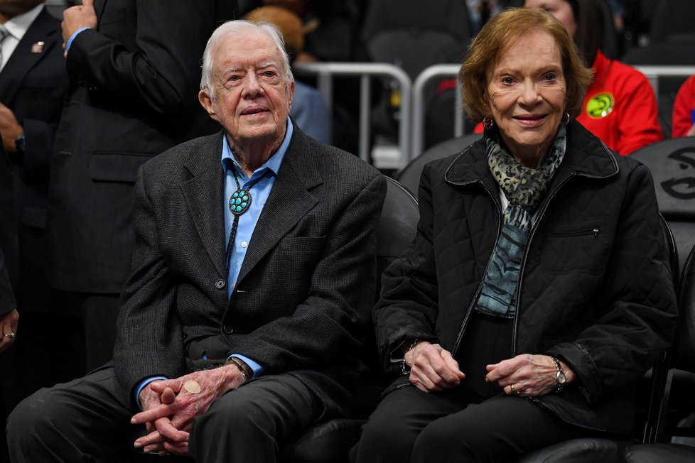 Exprezident USA Jimmy Carter (95) je na svůj věk velmi aktivní.
