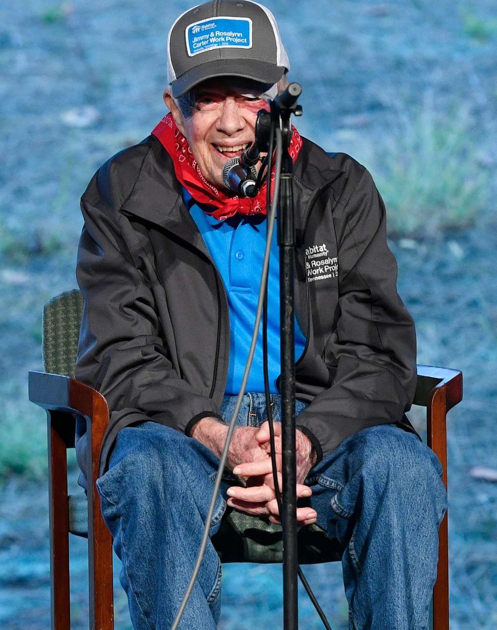 Exprezident USA Jimmy Carter (95) je na svůj věk velmi aktivní.