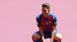 Ofenzivní záložník Denis Suárez na prezentaci v Barceloně