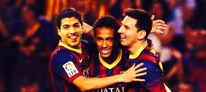 Luis Suárez utvoří v Barceloně silnou útočnou trojici s Neymarem a Lionelem Messim.