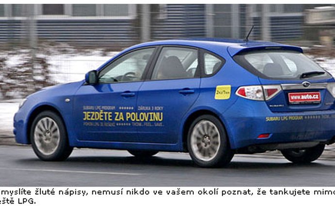 subaru lpg nizsistredni testy