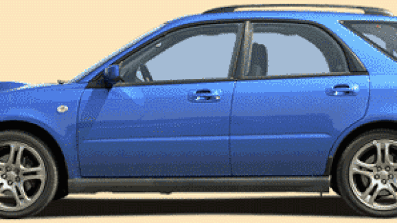 TEST Subaru Impreza WRX kombi - letíme s&nbsp;kufry (08/2003)