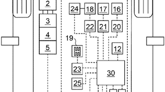 Nákres pantentu Subaru Nákres pantentu Subaru