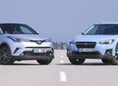 Toyota C-HR 1.2 Turbo AWD vs. Subaru XV 1.6i-S AWD