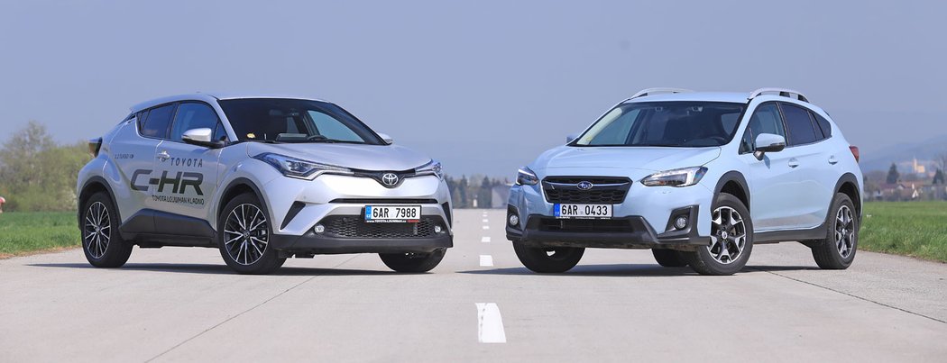 Toyota C-HR 1.2 Turbo AWD vs. Subaru XV 1.6i-S AWD