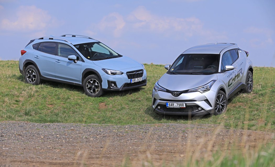 Toyota C-HR 1.2 Turbo AWD vs. Subaru XV 1.6i-S AWD