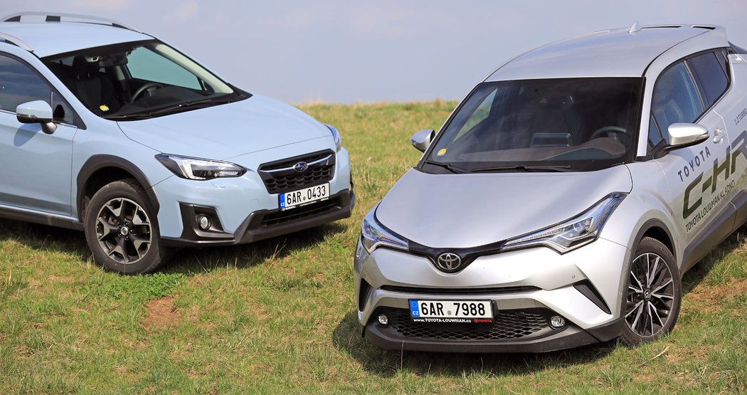 Toyota C-HR 1.2 Turbo AWD vs. Subaru XV 1.6i-S AWD