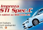 Subaru Impreza WRX STI Spec.C: soutěžní náčiní za 860 tisíc Kč