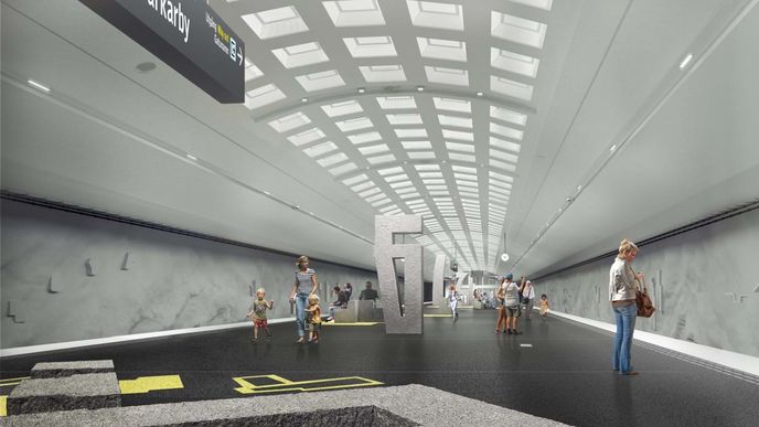 Projekt Järfälla prodlouží modrou linku metra na předměstí Stockholmu. Dvě ražené stanice na trase v délce 4,1 km – Barkabystaden a Barkaby – budou zajímavé svým uměleckým zpracováním, stejně jako celé metro ve švédské metropoli.