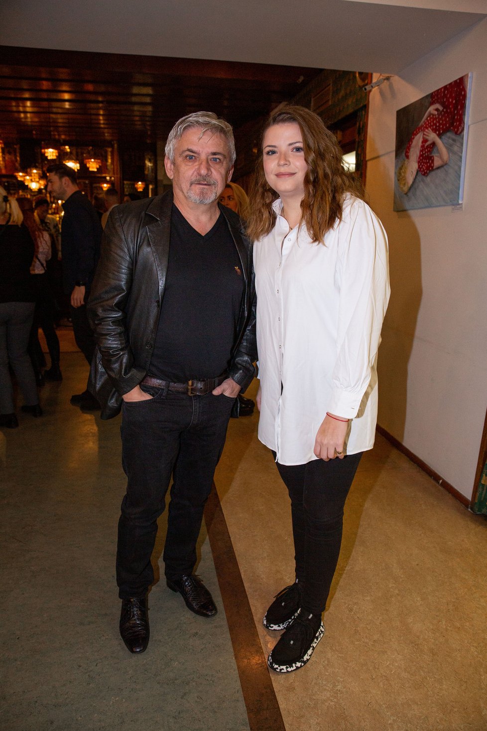 Michal Suchánek se svou dcerou Berenikou.