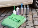 Suché mytí auta