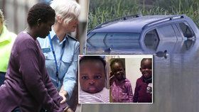 Akon Guodeová (37) vjela autem do jezera a nechala v ně utopit tři děti.