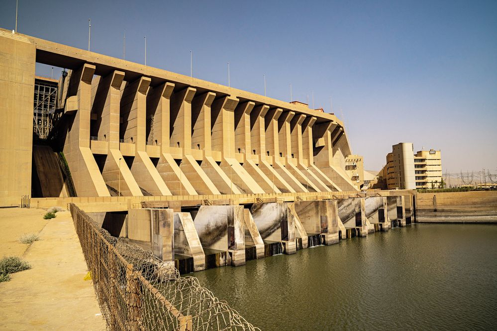 Vodní přehrada v Merowe patří k největším infrastrukturním dílům v celém Súdánu