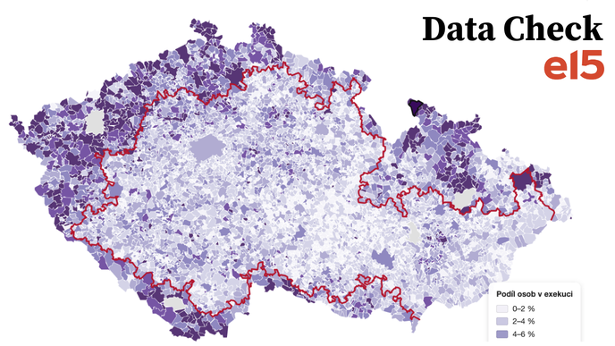 Mapa exekucí a historická hranice Sudet. Mapa exekucí a historická hranice Sudet.