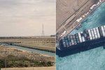 „Zácpa“ v Suezu se pomalu rozjíždí. Obří loď možná budou muset opravit na místě